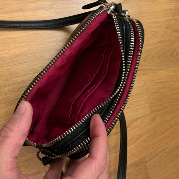 Small pink and black leopard Coach bag - Picture 6 of 9